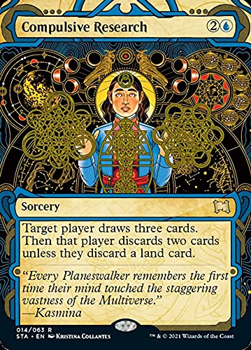 Magic: the Gathering – Compulsive Research (014) – Borderless – Foil-Etched – Strixhaven Mystical Archive
