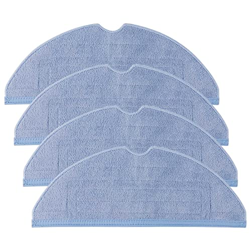 Vacuum Mop Pads Compatible with Roborock S7 / S7 PLUS / S7 MaxV / S7 MaxV Plus / S7 MaxV Ultra, Washable & Reusable, 4 Pack
