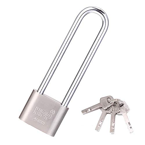Long Lock Beam Bike Padlock Anti-Theft Door Cabinet Drawer Gate Lock with Keys Lock Long Beam Gym Locker Locker Padlock Glass Door Lock