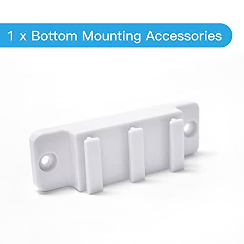 WOMHOM Retractable Baby Gate Hardware Replacement Parts Kit for Mesh Child and Pet Gate Full Set Wall Mounting Accessories Brackets Screws and Anchors | The Storepaperoomates Retail Market - Fast Affordable Shopping
