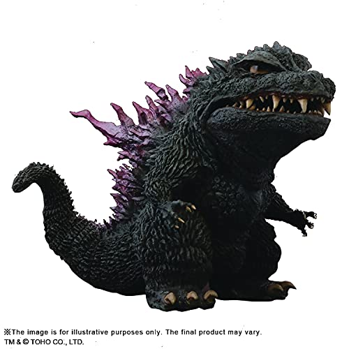 X-PLUS Godzilla vs. Megaguirus 2000 Godzilla Defo Real Soft Vinyl Statue,Multicolor