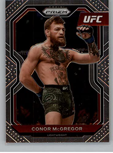 2021 Panini Prizm UFC MMA #30 Conor McGregor Lightweight Vertical Official Mixed Martial Arts Trading Card in Raw (NM or Better) Condition