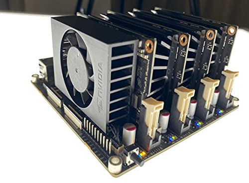 Seeed Studio Jetson Mate with Case&Cooling Fan, Compatible with NVIDIA Jetson Nano/NX, Jetson Nano/NX Carrier Board for GPU Cluster GPU Server and Homelab. | The Storepaperoomates Retail Market - Fast Affordable Shopping