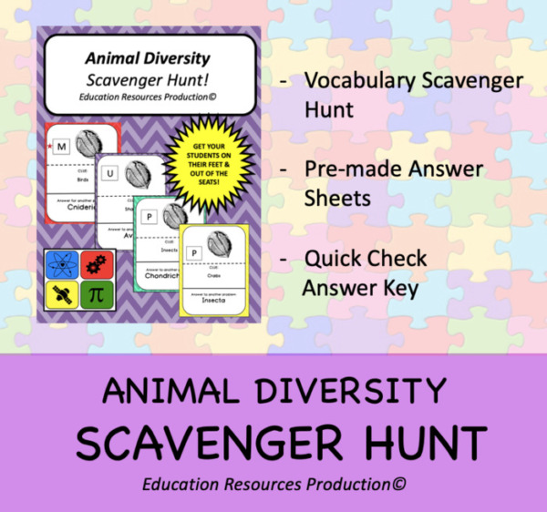 Animal Diversity Scavenger Hunt