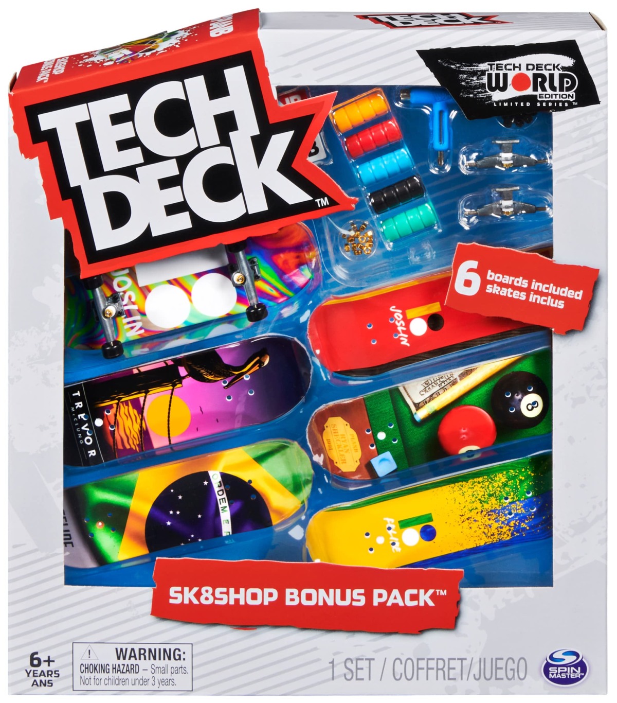 TECH DECK, Ultra DLX Fingerboard 4-Pack, Element Skateboards, Collectible and Customizable Mini Skateboards, Kids Toy for Ages 6 and up | The Storepaperoomates Retail Market - Fast Affordable Shopping