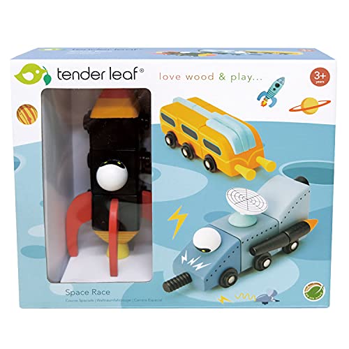Tender Leaf Toys – Space Race – Mix and Match Space Themed Vehicles Toy Set – Creative Pretend Play for Kids 3+ | The Storepaperoomates Retail Market - Fast Affordable Shopping