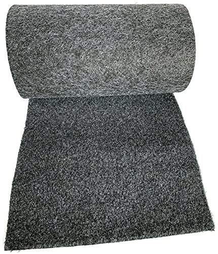 SoFlo Charcoal 11″ x12′ – Bunk Trailer Carpet – 16oz Marine Grade Carpet, Jet Ski Trailer Ramps, Boat Trailer Bunk Carpet