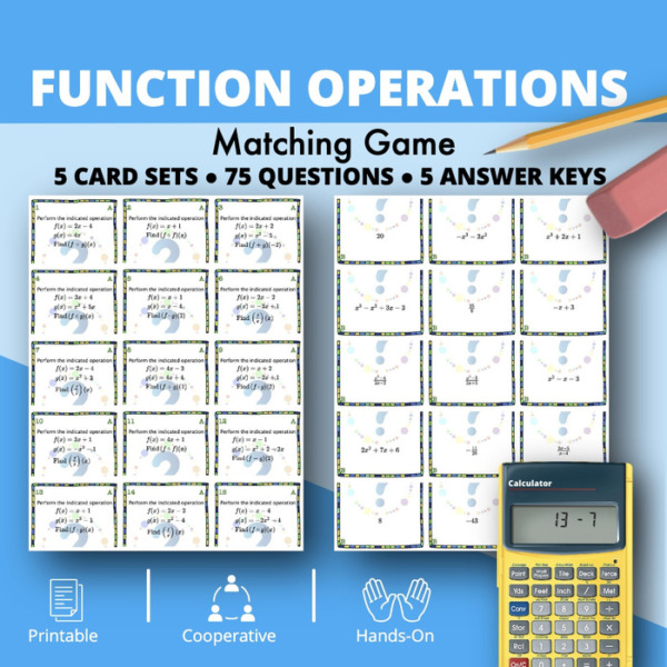Function Operations Matching Game