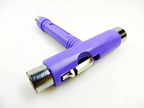 JDYYICZ Purple Skateboard Tools T-Tool All-in-ONE