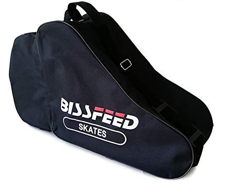 Roller Skate Bag for Adult Kids Portable Ice/Inline/Roller Skate Carry Bag Large Ski Boot Shoes Shoulder Bag Cloth Carry Pouch Handbag Waterproof Skate Shoes Storage Bag