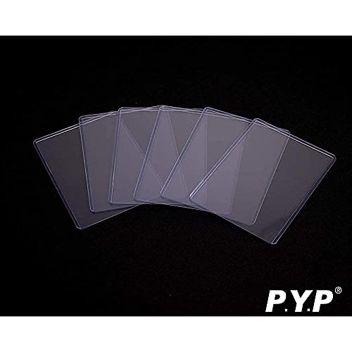 P.Y.P Protect You Play 3″x4″ Toploader Card Sleeves Combo of 100ct Top loaders + 100 Penny Sleeves for 35pt Sports Photos MTG Magic Poke Yugioh Baseball Card Protectors Games Collection | The Storepaperoomates Retail Market - Fast Affordable Shopping