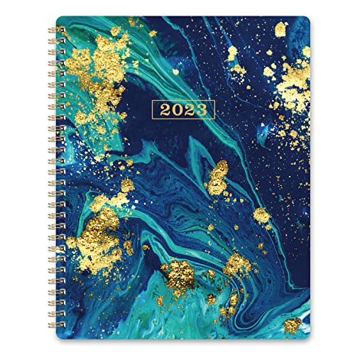 2023 Planner – Agenda 2023 with Thick Paper, January 2023 – December 2023 Weekly & Monthly Planner, 8″ x 10″ Large Planner with Twin-wire Binding, Flexible Cover, Perfect for Home, School and Office Organizing