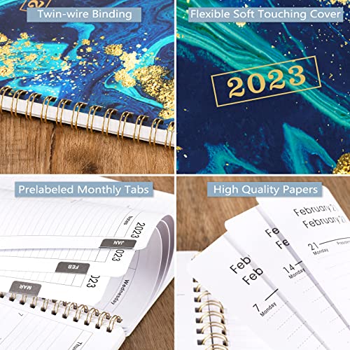 2023 Planner – Agenda 2023 with Thick Paper, January 2023 – December 2023 Weekly & Monthly Planner, 8″ x 10″ Large Planner with Twin-wire Binding, Flexible Cover, Perfect for Home, School and Office Organizing | The Storepaperoomates Retail Market - Fast Affordable Shopping