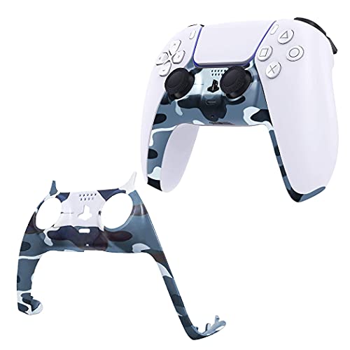 PS5 Camouflage Blue Replacement Shell (Controller Decorative Strip, Controller Faceplatewith 4 cat type Thumbs Grips) | The Storepaperoomates Retail Market - Fast Affordable Shopping