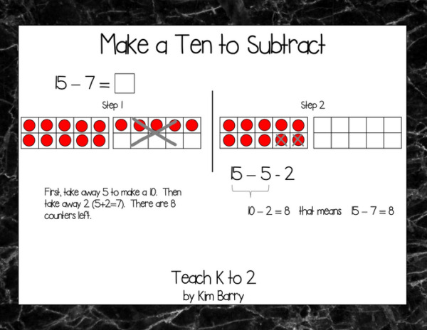 Make a Ten to Subtract