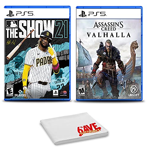 MLB The Show 21 and Assassins Creed Valhalla – Two Game Bundle for PlayStation 5