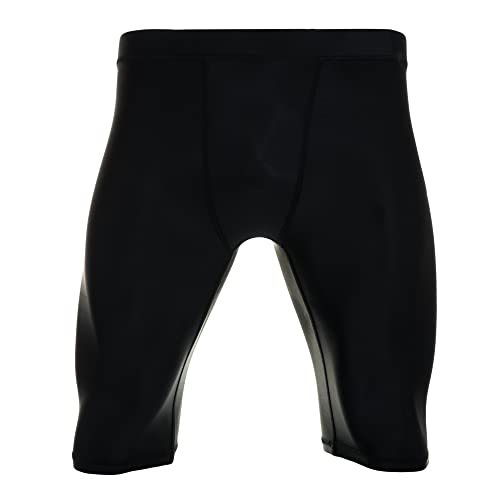 CompressionZ Compression Shorts Men – Sport Spandex Compression Underwear (Black 6″, M)
