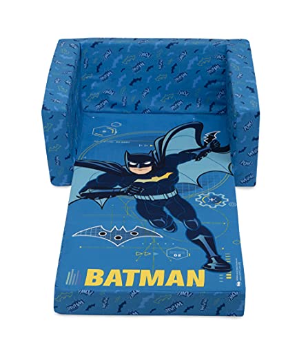 Batman Cozee Flip-Out Chair – 2-in-1 Convertible Chair to Lounger for Kids by Delta Children | The Storepaperoomates Retail Market - Fast Affordable Shopping