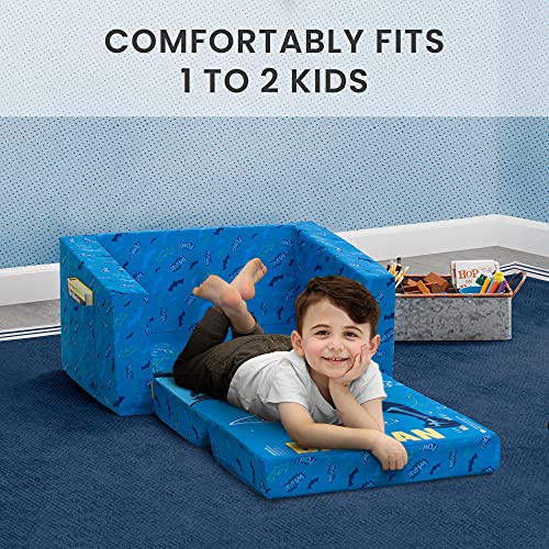 Batman Cozee Flip-Out Chair – 2-in-1 Convertible Chair to Lounger for Kids by Delta Children | The Storepaperoomates Retail Market - Fast Affordable Shopping