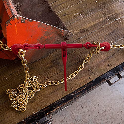 Towmavin 5/16″-3/8″Grade 70 Chain Transport Hauling Load Package Includes Binders and 5/16″×10ft Chains 4,700lbs Safe Working Load | The Storepaperoomates Retail Market - Fast Affordable Shopping