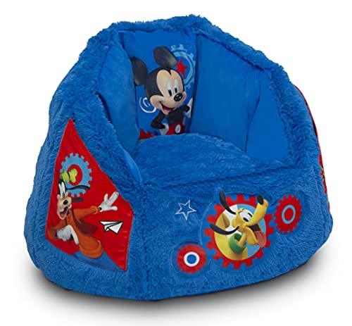 Delta Children Disney Mickey Mouse Cozee Fluffy Chair, Toddler Size (for Kids Up to 6 Years Old)