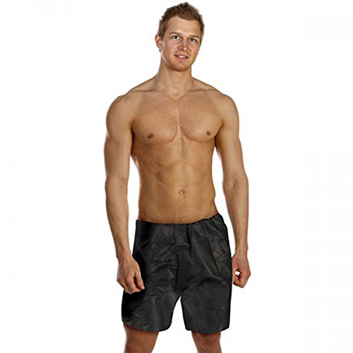 Heestar Professional Salon Mens Black Boxer Shorts made of Nonwoven for massage,treatments or Spray Tan Services(50 Counts)