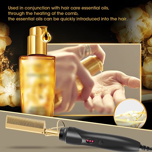 Hot Comb Professional Electric Straight Comb Electric Heating Comb Hair Straightener for Stylist and Salon at Home | The Storepaperoomates Retail Market - Fast Affordable Shopping