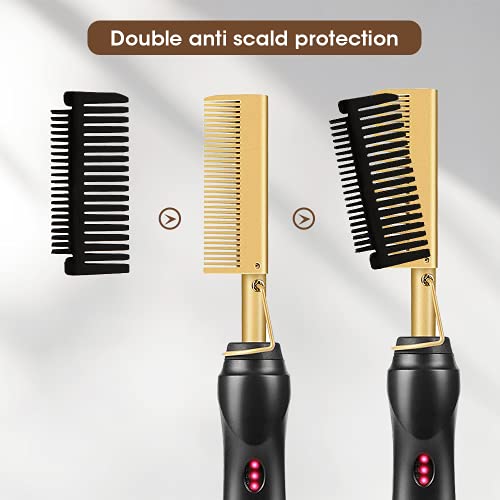 Hot Comb Professional Electric Straight Comb Electric Heating Comb Hair Straightener for Stylist and Salon at Home | The Storepaperoomates Retail Market - Fast Affordable Shopping