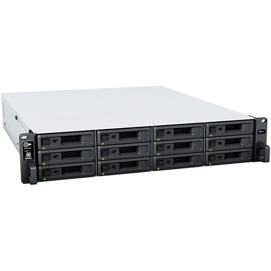 Synology RackStation RS2421RP+ 12-Bay 350W NAS Enclosure, 4-Core 2.2GHz, 4GB RAM, Diskless | The Storepaperoomates Retail Market - Fast Affordable Shopping