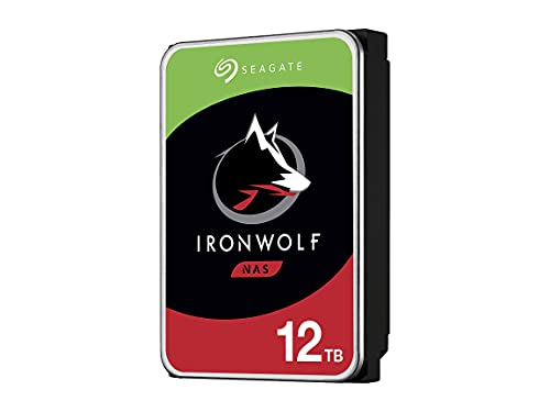 Seagate IronWolf 12TB NAS Internal Hard Drive HDD – 3.5 Inch SATA 6Gb/s 7200 RPM 256MB Cache RAID Home Servers, Crypto Chia Mining – ST12000VN0008