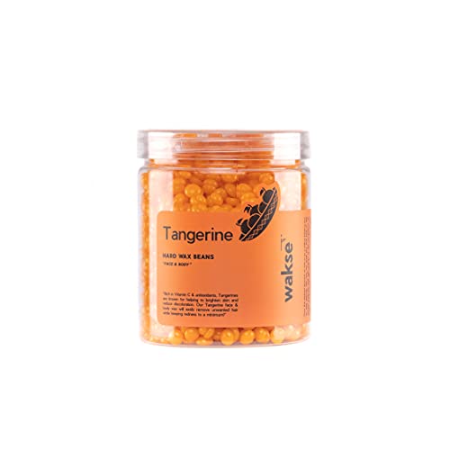 wakse Mini Tangerine Hard Wax Beans (4.8oz)