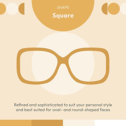EYEBUYDIRECT Oversized Sunglasses, Metal Sunglasses for Women and Men with Scratch-Resistant Lens Coating and UV Protection, Bora Bora, Extra Large | The Storepaperoomates Retail Market - Fast Affordable Shopping