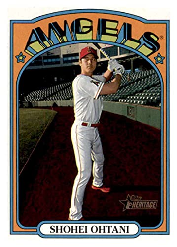 2021 Topps Heritage #245 Shohei Ohtani Los Angeles Angels Baseball Card