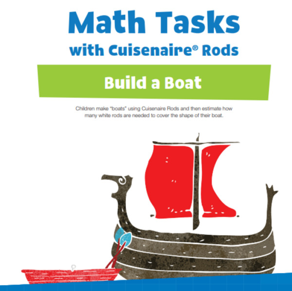 hand2mind Math Tasks with Cuisenaire Rods, Build a Boat, Discover Numerical Relationships, Measurement, Equivalence, Counting, Estimation, Grade K-2