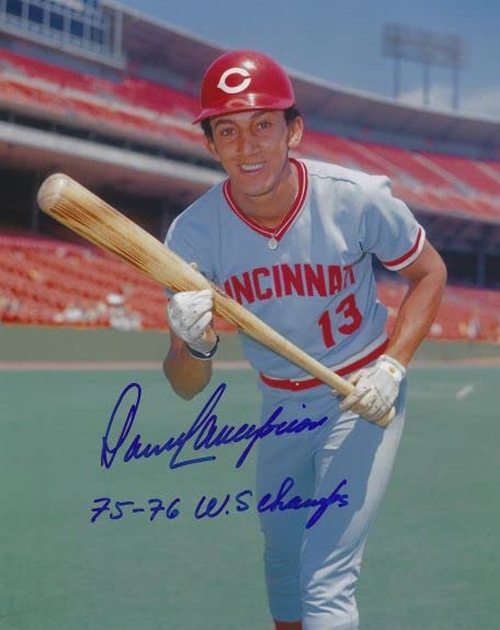 Autographed Dave Concepcion Cincinnati Reds 8×10 photo with COA
