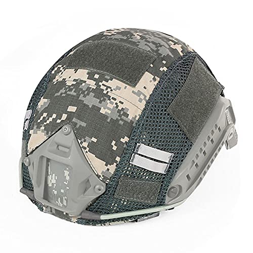KODENOR Tactical Helmet Cover Airsoft Military Camouflage Fast Helmet Covers Wargame Gear CS Helmet Accessories (Color : CO-10-ACU)