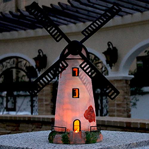 LHMYGHFDP Solar Light Solar Windmill Garden Ornament Rotating Windmill Lighting Outdoor Decorative Home Garden Landscape Decoration | The Storepaperoomates Retail Market - Fast Affordable Shopping