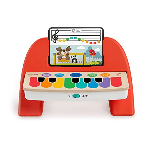 Baby Einstein Cal’s First Melodies Magic Touch Wooden Piano Musical Baby Toy, Ages 6 Months +