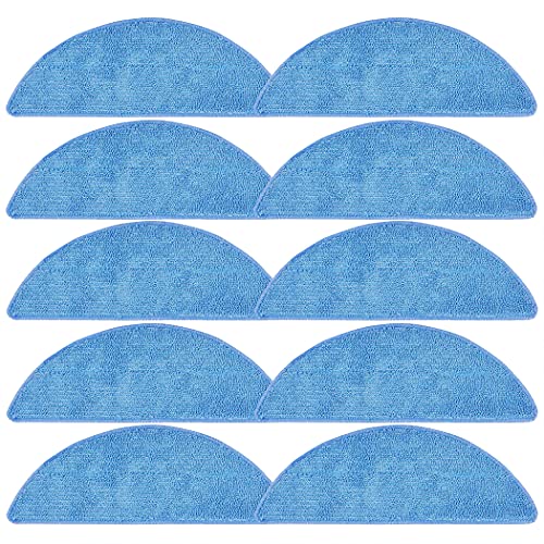 Odashen 10 Pack Mop Cloth for Tesvor X500 X500 Pro T8 M1 Robotic Vacuum Cleaner Accessories Replacement
