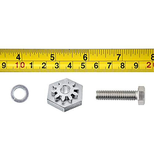 Huthbrother Deck Adjustment Gear Kit 917-04074, Compatible with Cub Cadet MTD Troy-Bilt Craftsman Ryobi 717-04074 717-1553 717-1553A 717-1553B, 710-0528 Hex Screw & 936-0119 5/16 Lock Washer | The Storepaperoomates Retail Market - Fast Affordable Shopping