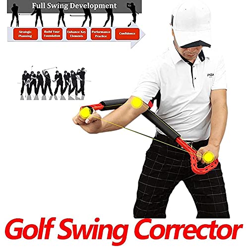 LXTX Golf Swing Trainer Aid, Spinner Swing Motion Trainer, Swing Trainer Correct Wrong Swing, Arm Posture Corrector Tool for Beginner, Training Aid Indoor Golf Equipment (Red) | The Storepaperoomates Retail Market - Fast Affordable Shopping