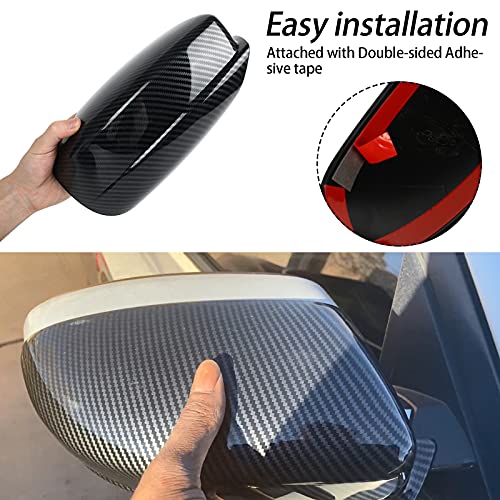 sportuli Carbon Fiber Side Mirror Caps + Door Handle Covers Replace for 2011-2021 2022 2023 Dodge Charger | The Storepaperoomates Retail Market - Fast Affordable Shopping