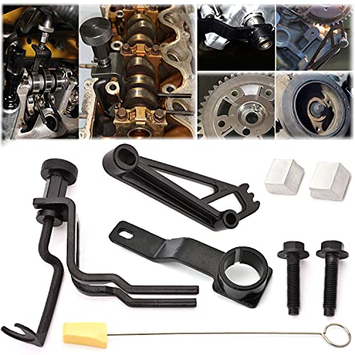 Valve Spring Compressor Tool,Crankshaft Positioning Tool, Cam Phaser Holding Tool, Cam Phaser Lockout kit, Timing Chain Locking Tool and Pulley Bolt for 4.6L 5.4L 6.8L 3V Engines Repair Tools Kit | The Storepaperoomates Retail Market - Fast Affordable Shopping