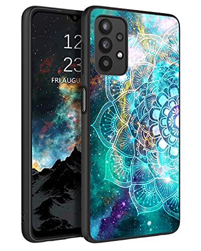 BENTOBEN Samsung A32 Case 5G, Galaxy A32 5G Phone Case, Slim Fit Glow in The Dark Soft Flexible Bumper Protective Shockproof Anti Scratch Cover for Samsung Galaxy A32 5G 6.5 inch, Mandala in Galaxy