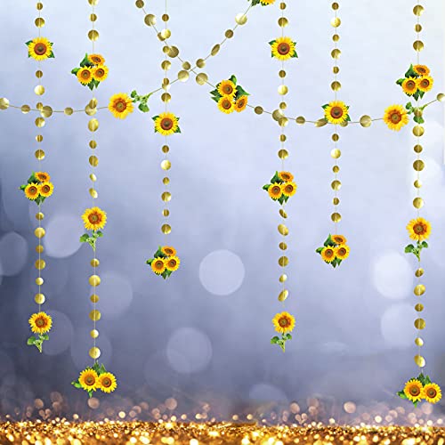 Sunflower Garland Banner for Kids Birthday Party Decorations Autumn Sunflower Theme Streamer Backdrop You are My Sunshine Wedding Bridal Baby Shower Engagement Graduation Party Decoration