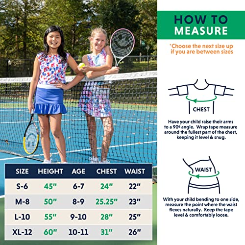 Street Tennis Club Girls Tennnis & Golf Tank and Skirt and Built in Shorts with Tie Dye Pattern Set-Size L/10 | The Storepaperoomates Retail Market - Fast Affordable Shopping