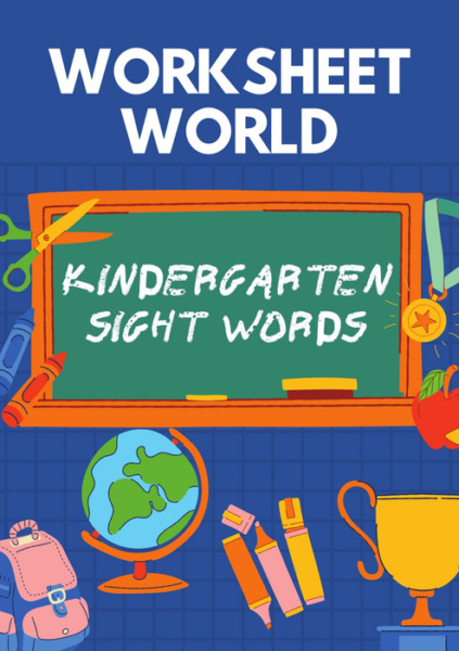 Kindergarten Sight Words Workbook