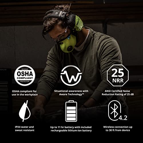 ISOtunes LINK Aware Bluetooth Earmuffs: Audio Passthrough Hearing Protection | The Storepaperoomates Retail Market - Fast Affordable Shopping