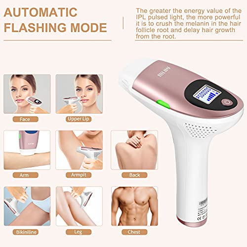 at-Home IPL Hair Removal for Women and Men Permanent Hair Removal 500,000 Flashes Painless Hair Remover on Armpits Back Legs Arms Face Bikini Line, Corded MLAY | The Storepaperoomates Retail Market - Fast Affordable Shopping