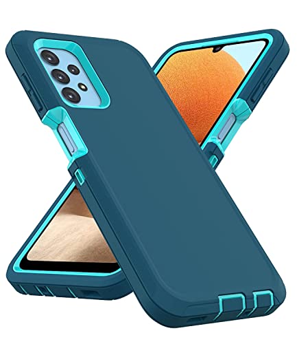 Comboproof for Samsung Galaxy A32 5G Case,Shockproof Dustproof Case for iPhone Samsung Galaxy A32 5G (Blue)